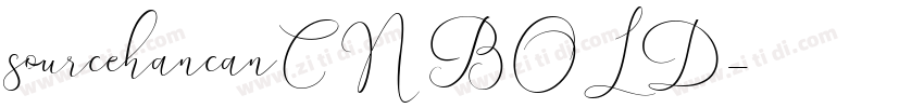 sourcehancanCN BOLD字体转换